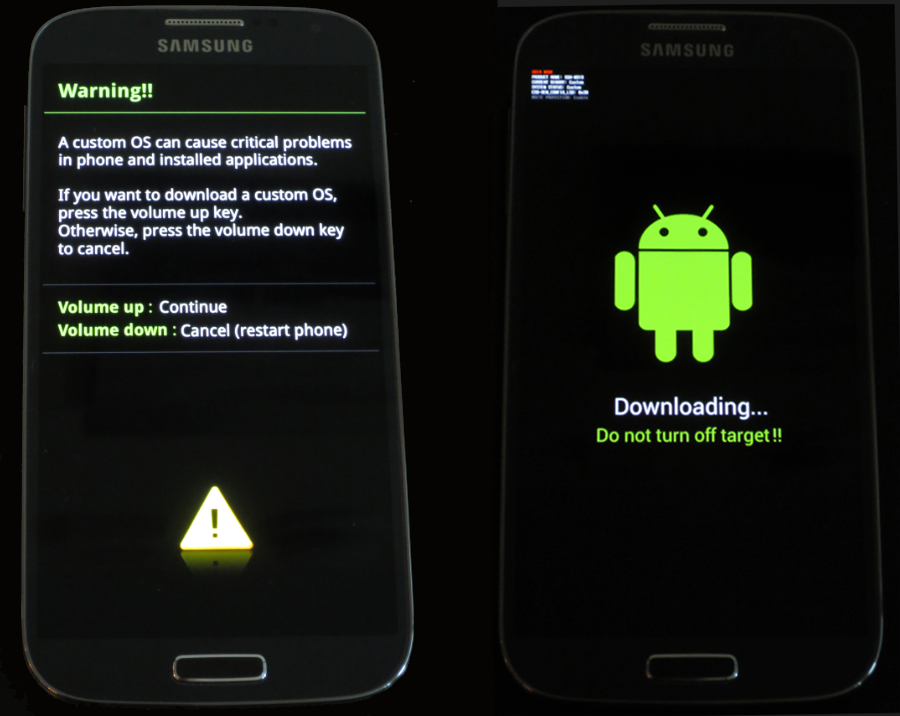 TMobile Samsung Galaxy S4 How to Install Custom Recovery (TWRP or OUDHS)