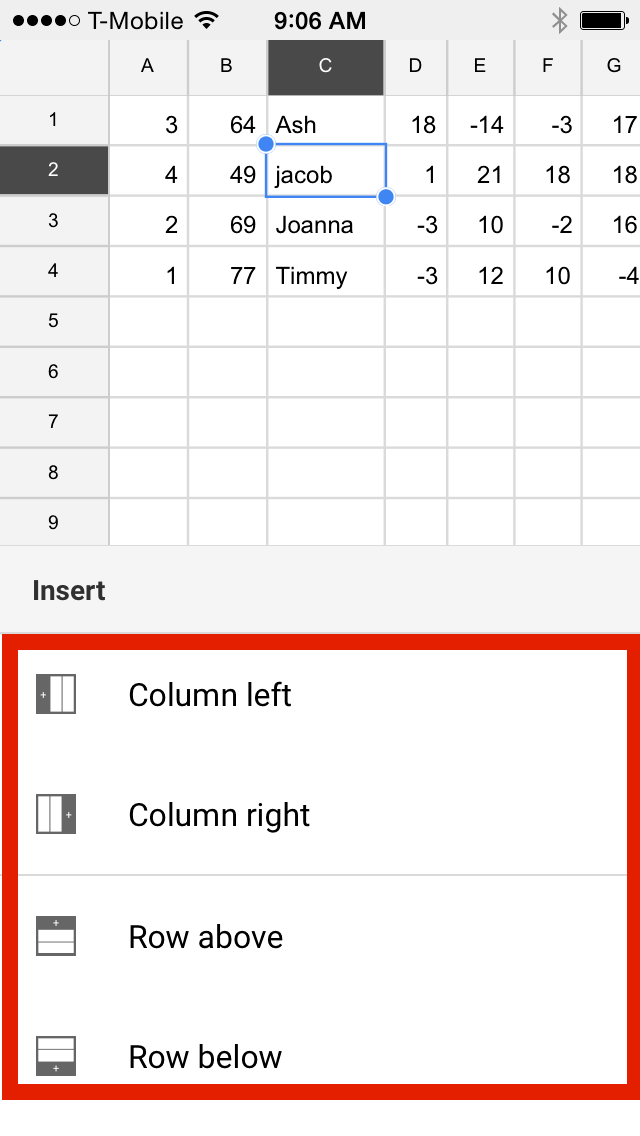 How to Add & Delete Columns and Rows in Google Sheets