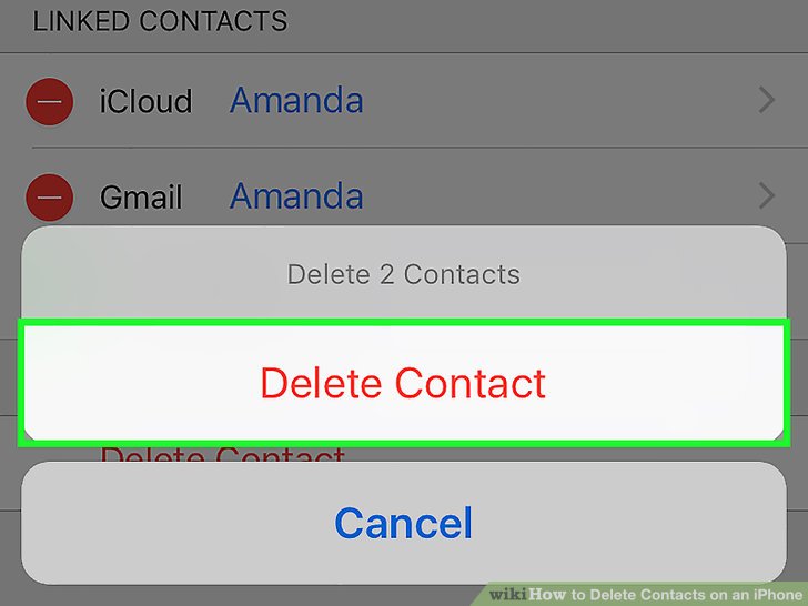 How to Delete a Contact on an iPhone