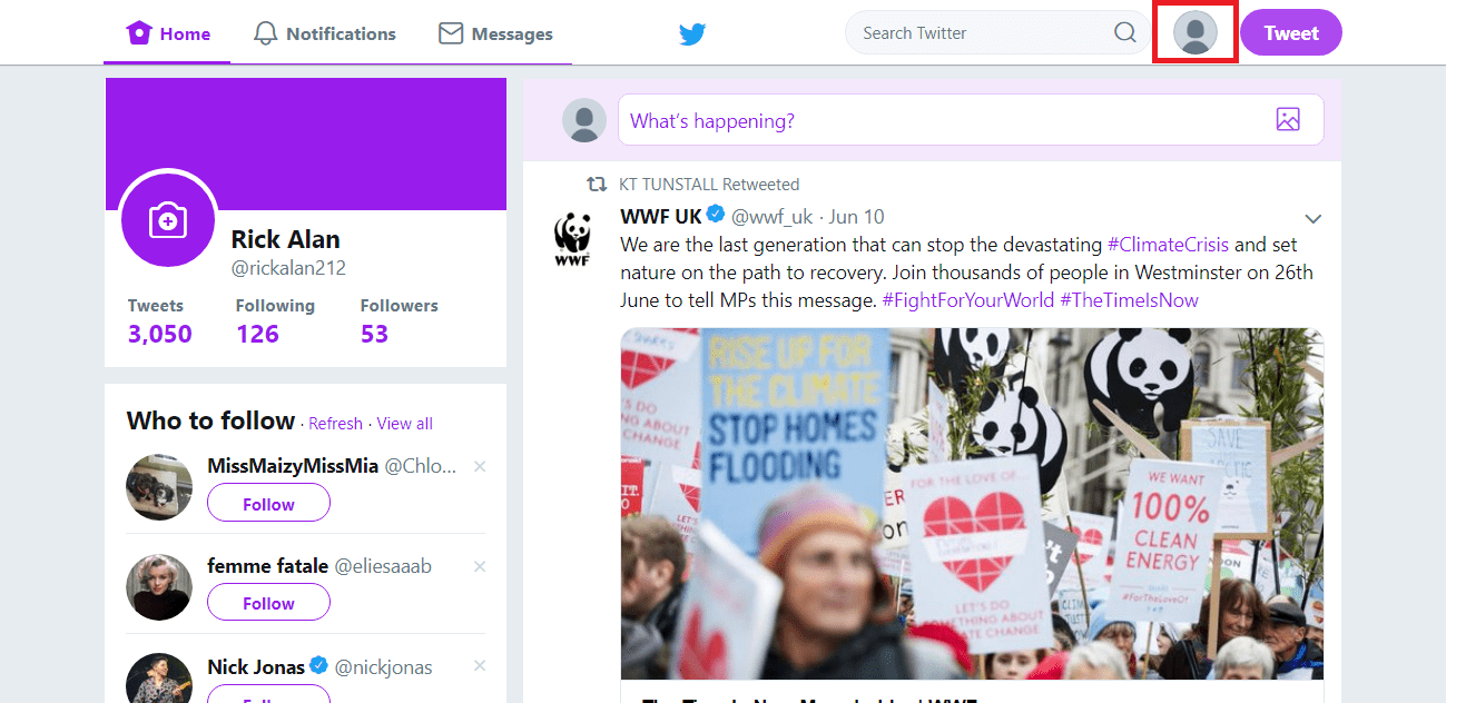 How to Change your on Twitter Choose a Unique Twitter Handle