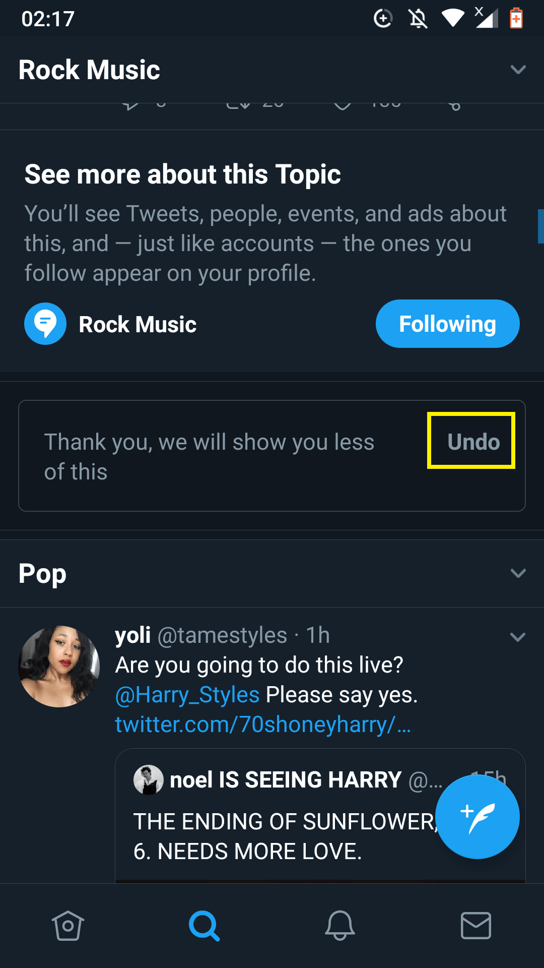 How to Take Actions on Twitter Trends via Android App