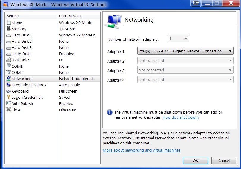 Windows 7 Configure XP Mode for Novell Client and Mapped Network Drives