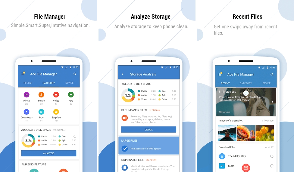 جديد تطبيقات إدارة الملفات تطبيق Ace File Manager على