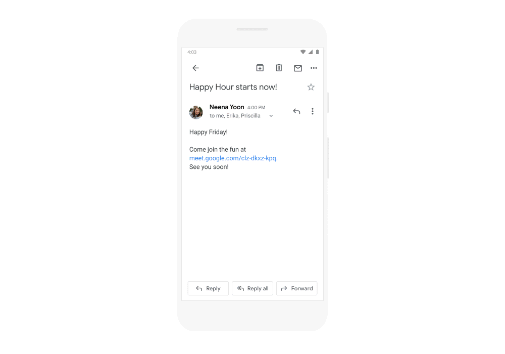 قريبًا تطبيق Meet من جوجل سيتكامل مع Gmail قريبًا تطبيق Meet من جوجل سيتكامل مع Gmail