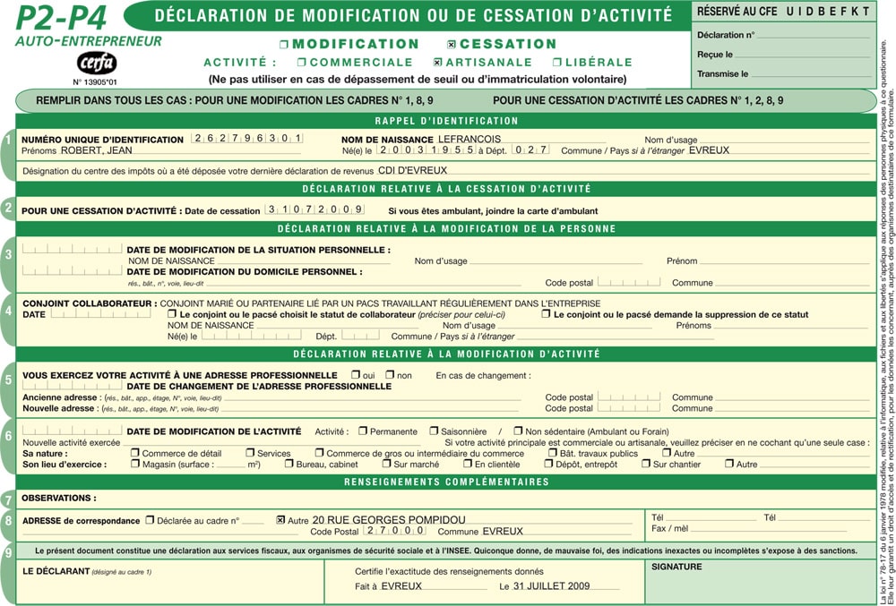 Comment avoir le statut d auto entrepreneur