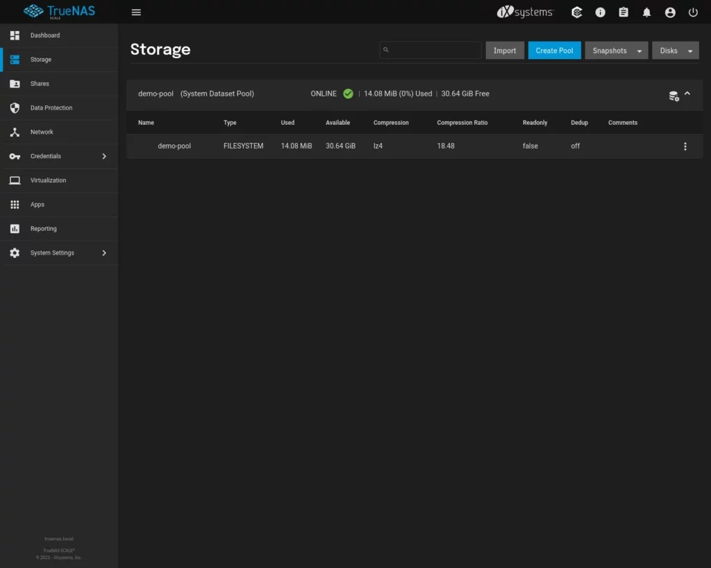 TrueNAS Scale Creating ZFS Storage Pools Tech Addressed