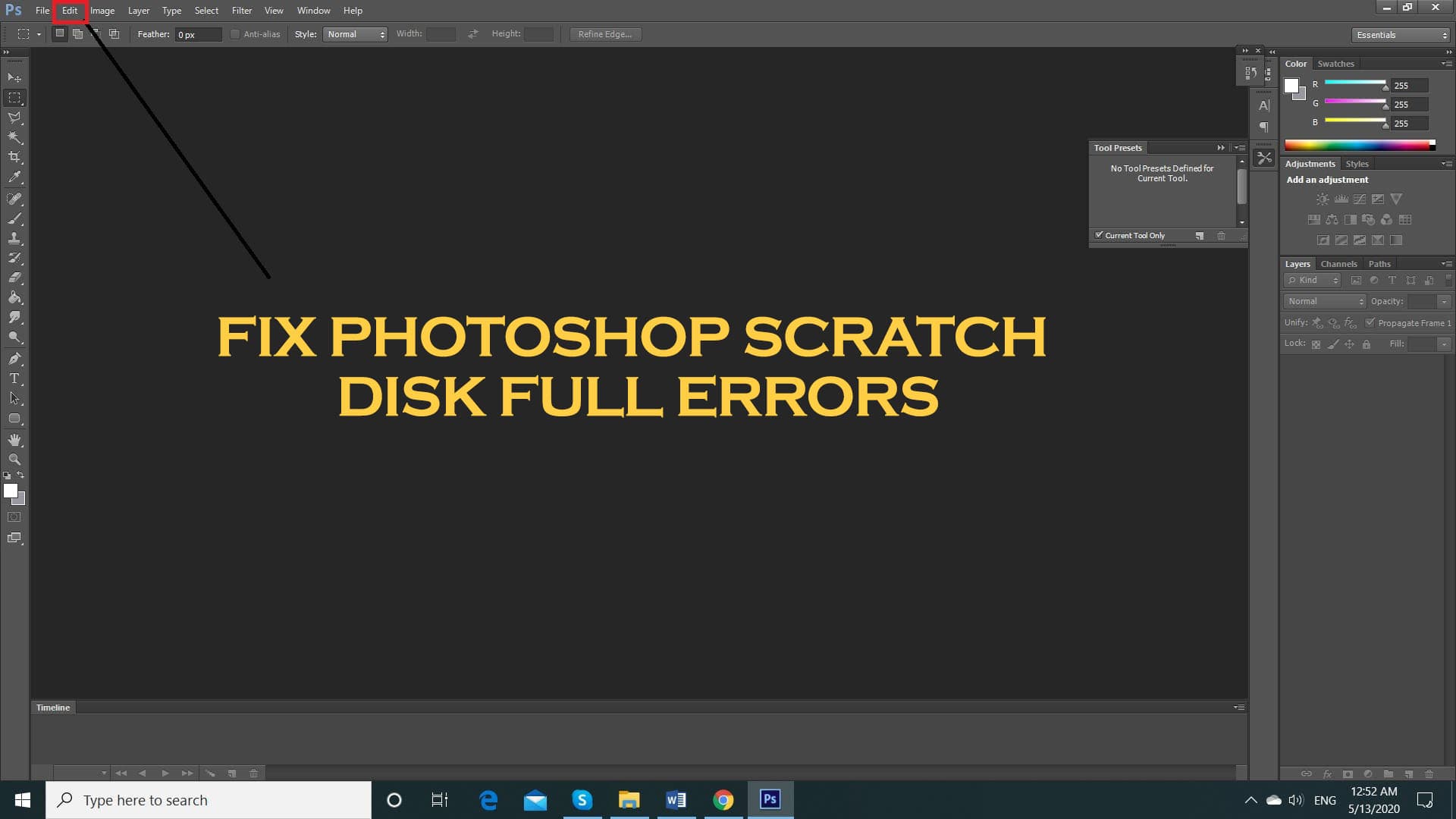 How to Fix Scratch Disk Full Errors Tech and Health Tips