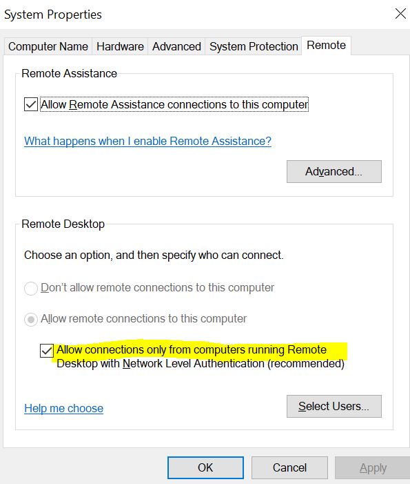 Fix RDP Error Code 0x104 in Windows 10 Techarticle