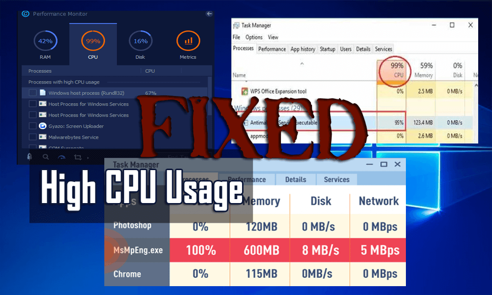How To Fix 100 CPU Usage in Windows 10 Techarticle