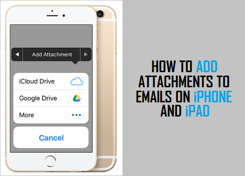 How to Add Attachments to Email on iPhone And iPad