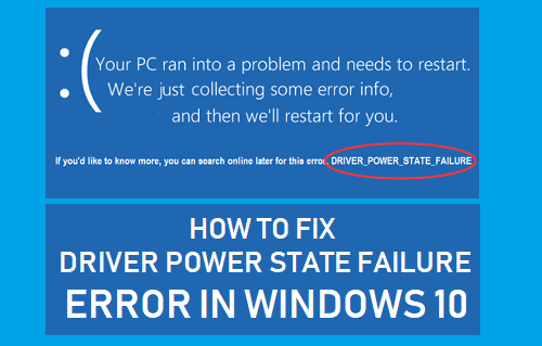 How to fix power state failure windows 10 - agtop