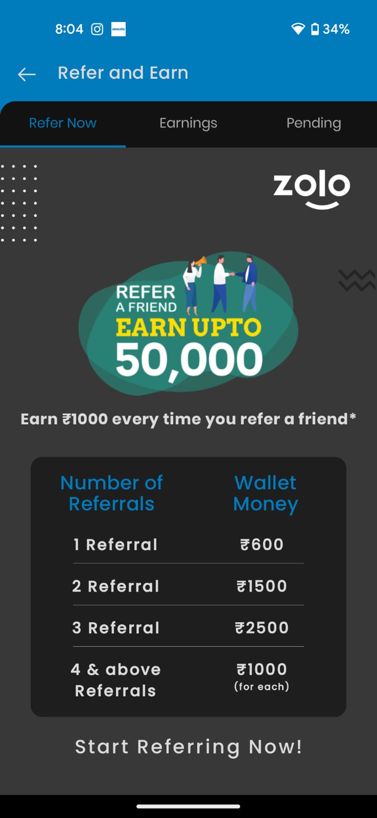Zolo Referral Code ₹600 discount + 1k referral on Zolo Stays TechBuy.in