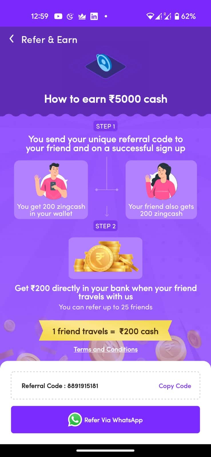 Zingbus Referral Code for ₹200 ZCash + up to ₹500 OFF on 1st Booking TechBuy.in