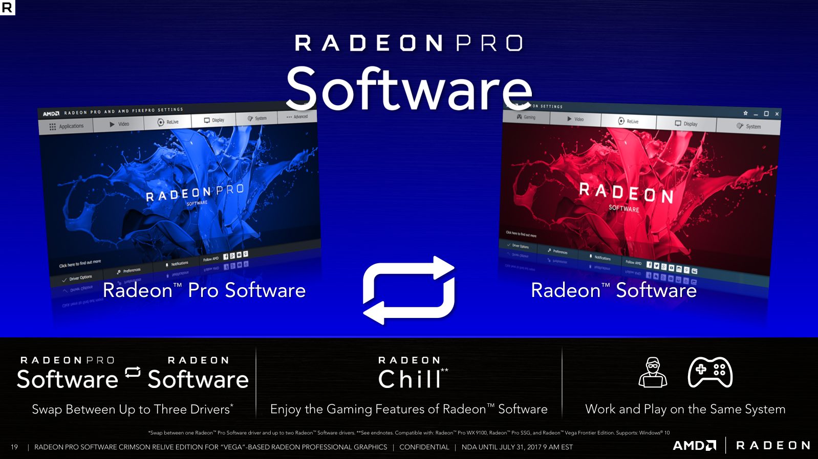 Rilasciati i driver AMD Radeon Pro Software for Enterprise 19.Q3 • TechByte