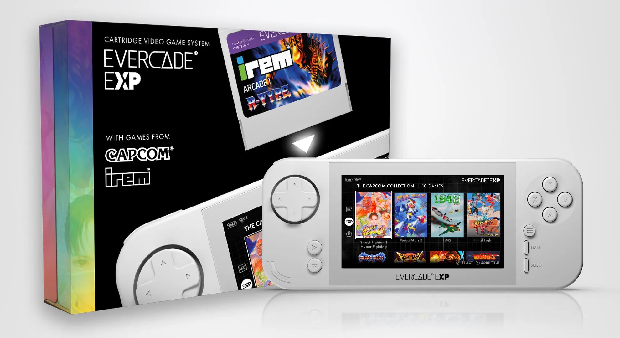 Evercade EXP è ufficiale inclusi 18 titoli a marchio • TechByte