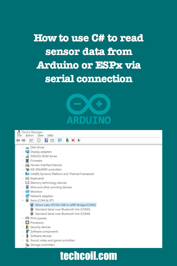 How to use C to read sensor data from Arduino or ESPx via serial