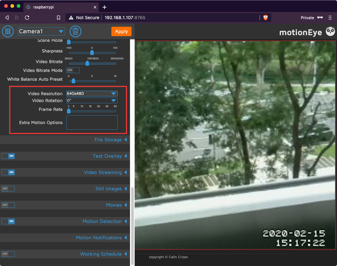 How to setup a Raspberry Pi security camera for home surveillance with