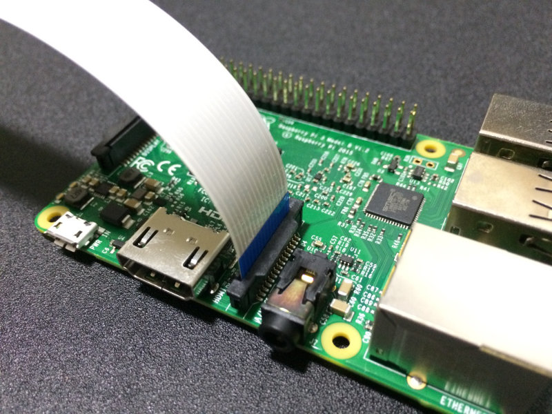 How to connect the Raspberry Pi Camera Module to Raspberry Pi 2 or