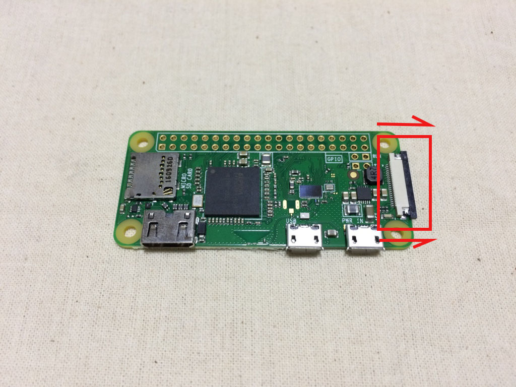 How to connect Raspberry Pi camera module to Raspberry Pi Zero W and