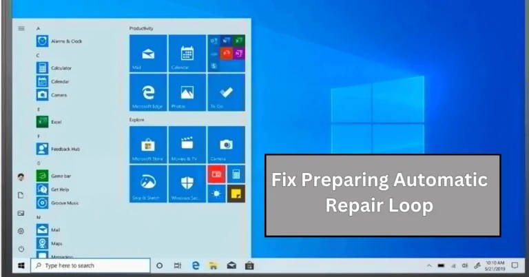 How To Fix Preparing Automatic Repair Loop On Windows 10/11