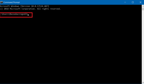 command prompt