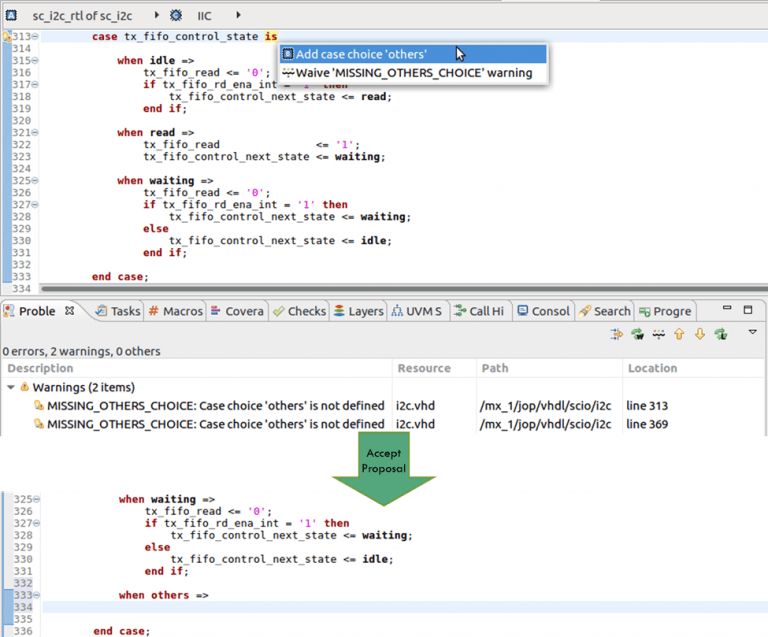 How to shift left VHDL with an integrated development environment