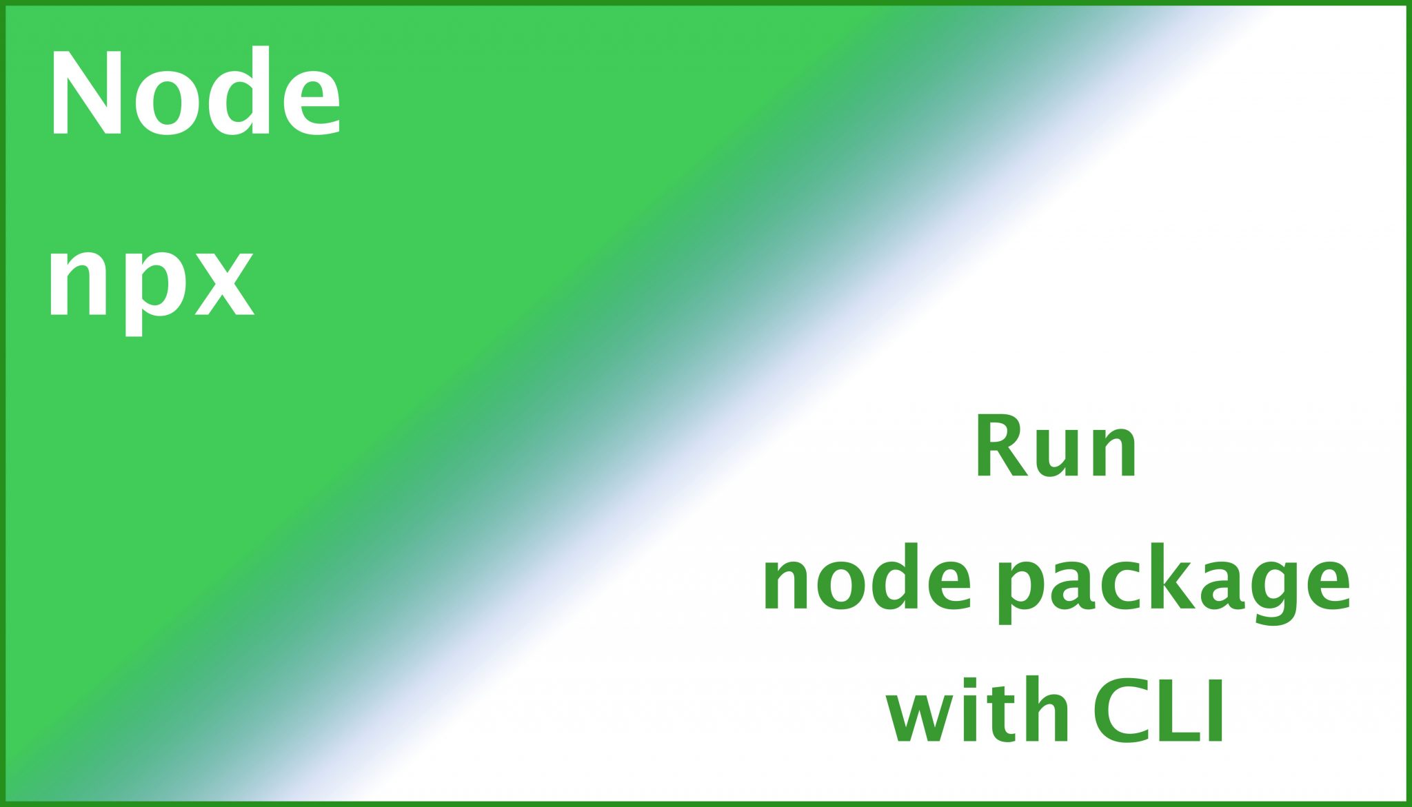 How to run NPM package via command line Tech Dev Pillar