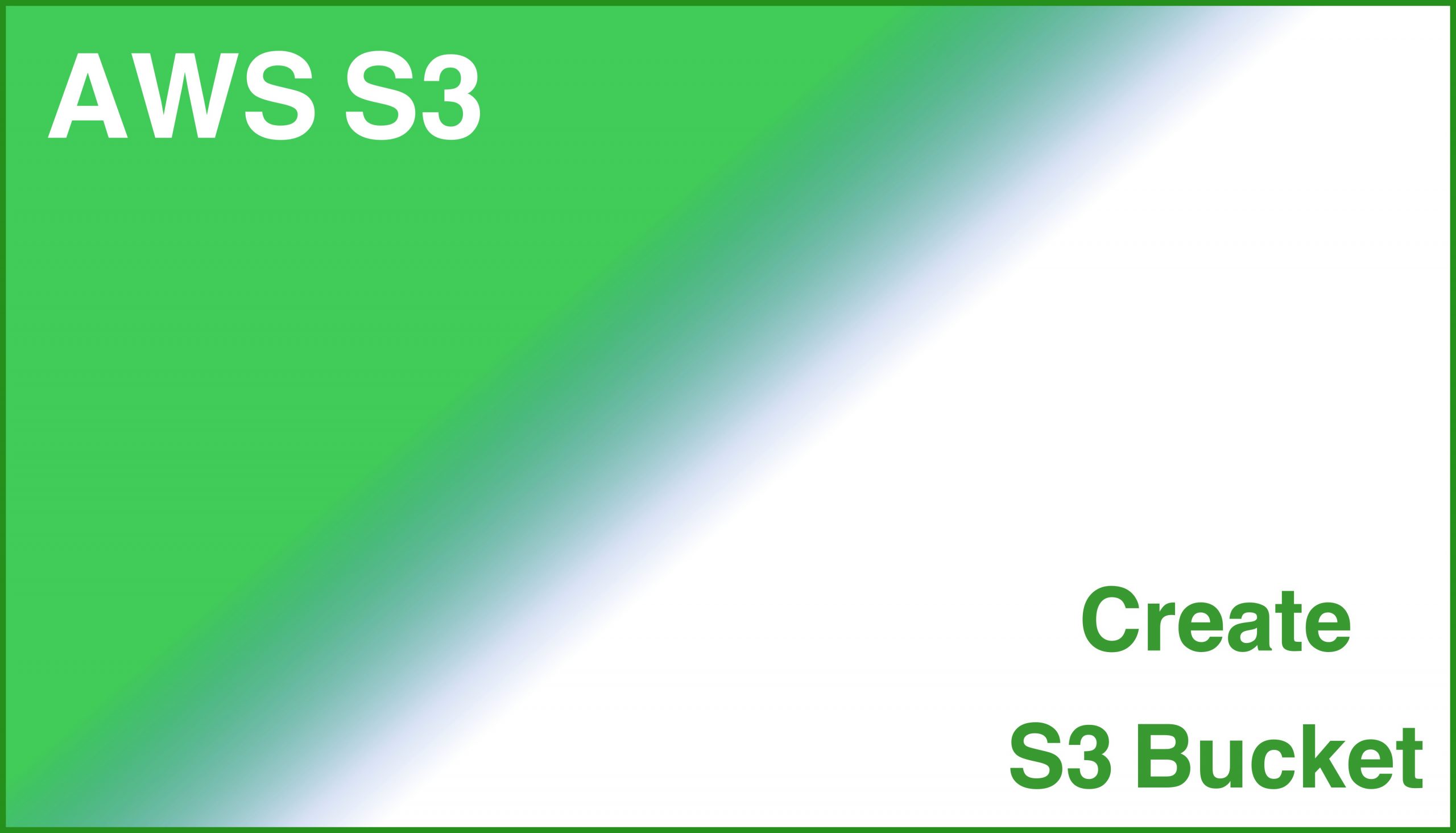 How to create S3 bucket with AWS CLI Tech Dev Pillar