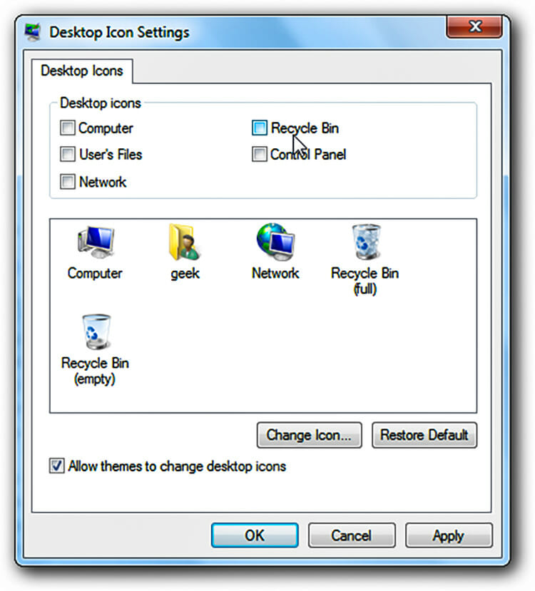 How to Hide Recycle Bin From XP to Windows 10 Techdim