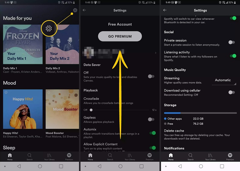 How to use Spotify Equalizer on Android? TechDotMatrix