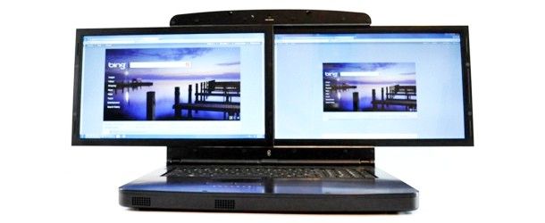 gScreen Spacebook um notebook com duas telas