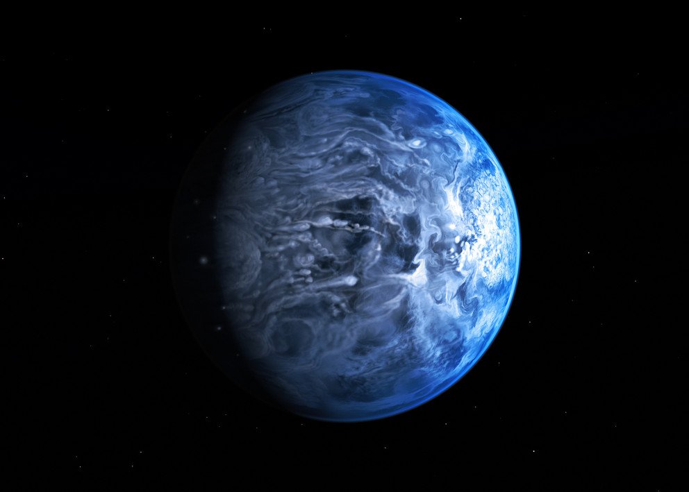 Water world could have stable climate, perhaps support life