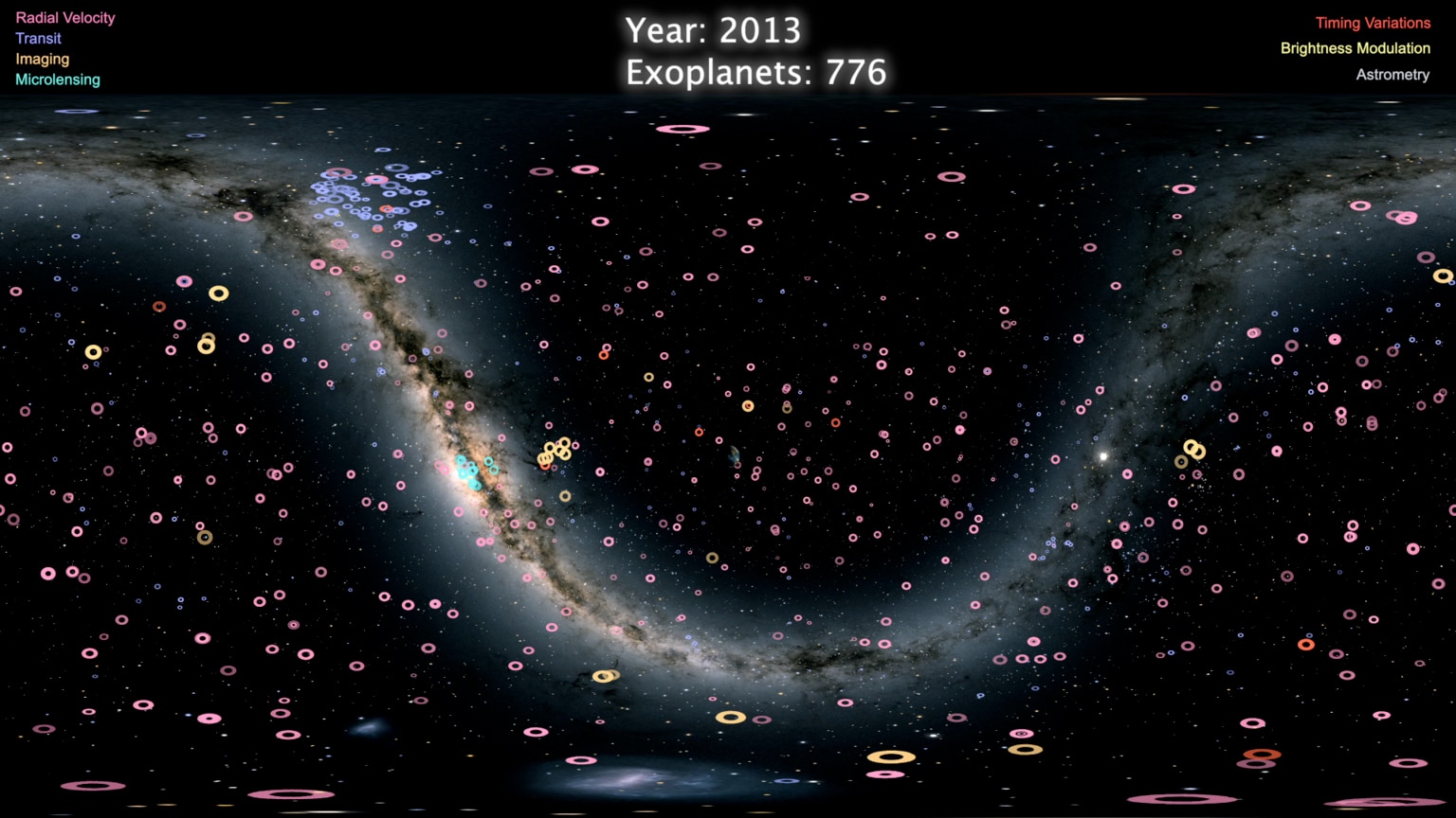 Nasa Star Map By Date Nasa Just Released Stunning Video Map Of All 4,000 Exoplanets - Tech Explorist