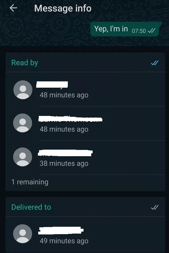What does one tick mean on WhatsApp? TechFinitive