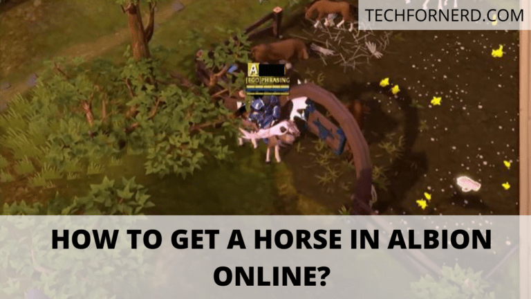 How to get a Horse in Albion Online? Tech for Nerd