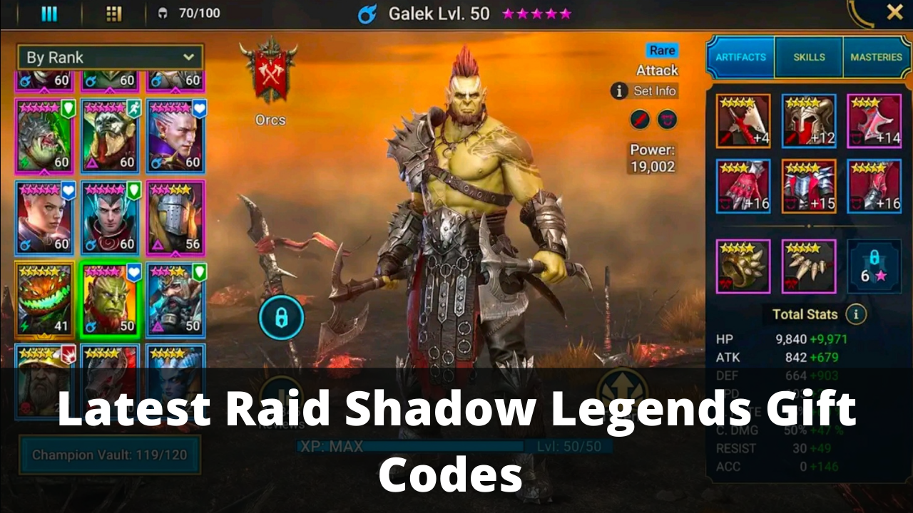 Raid Shadow Legends Gift Codes [Latest 2022] TECHFORNERD