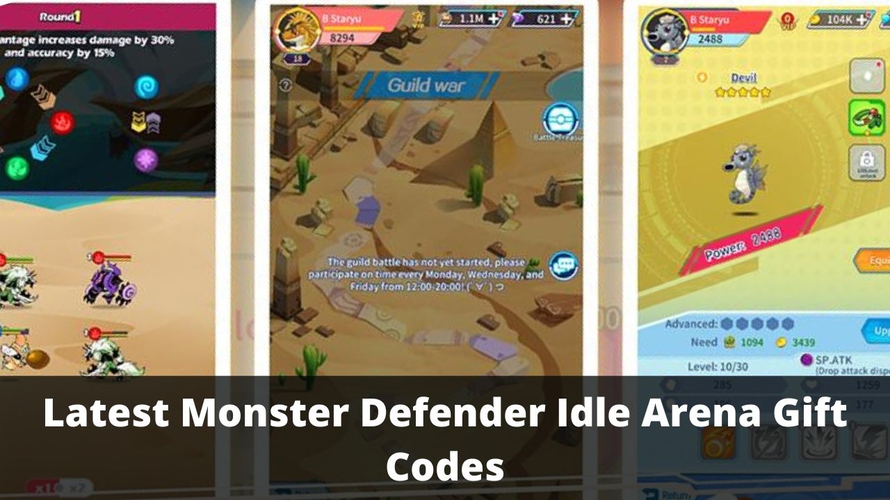 Monster Defender Idle Arena Gift Codes (August 2022) TECHFORNERD