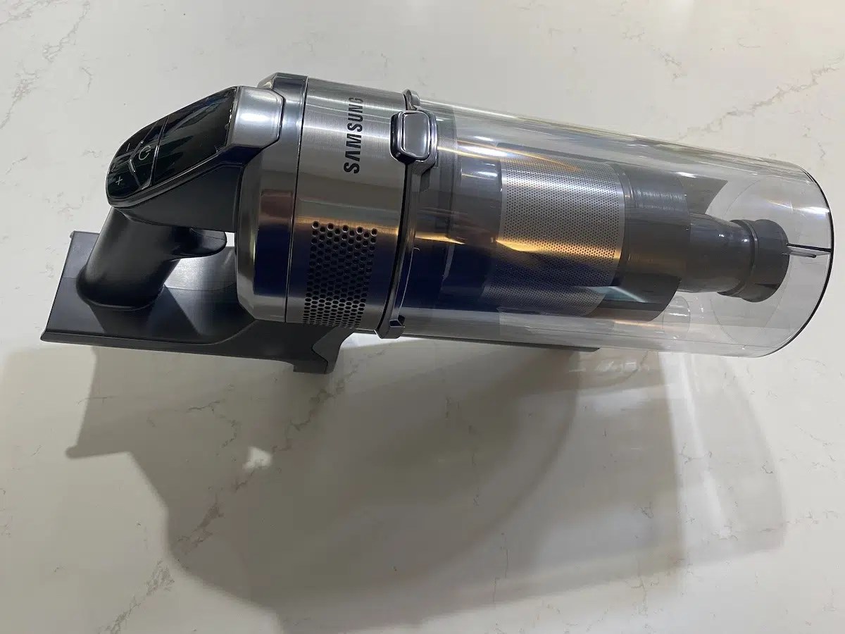 Review Samsung Jet 90 cordless stick vacuum + Clean Station