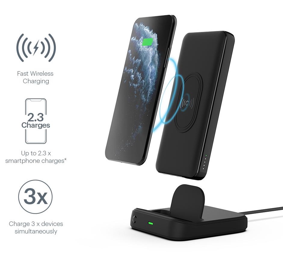 Wireless Power Bank and Charging Dock has your charging needs