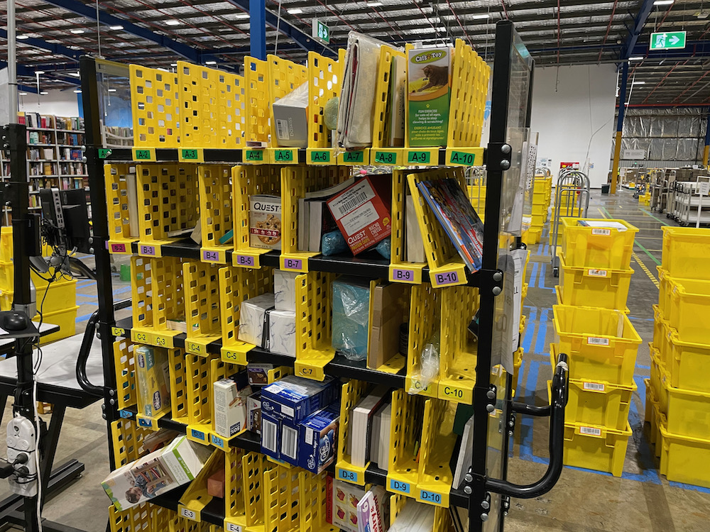 We go behind the scenes at the Amazon Fulfilment Centre to see how your