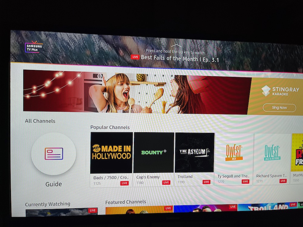 Samsung TV Plus quietly launches in Australia with 30 free channels