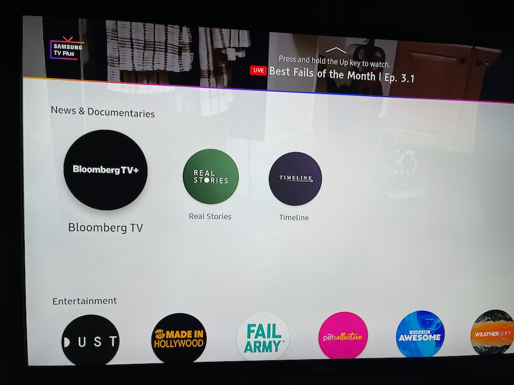 Samsung TV Plus quietly launches in Australia with 30 free channels