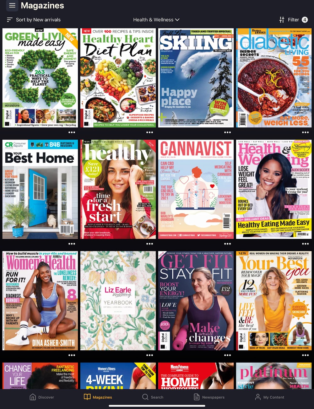 If you love reading magazines you need Readly it's like Spotify for