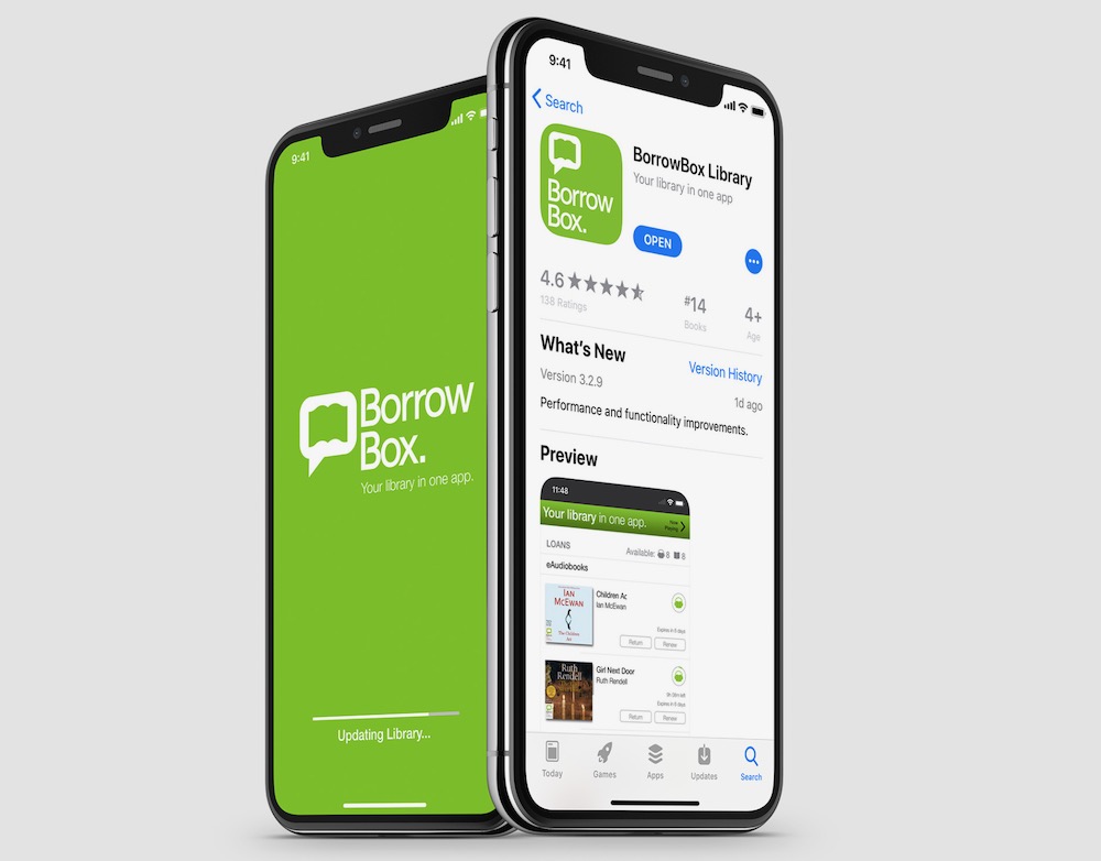 Borrow ebooks and audiobooks from your local library with the