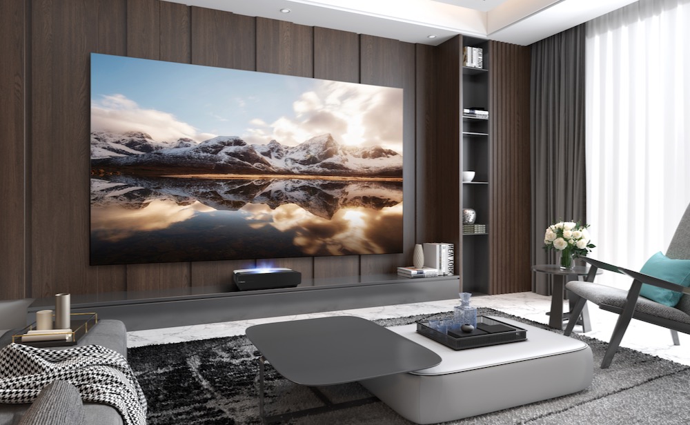 Enjoy a big screen experience at home with the new Hisense 120inch