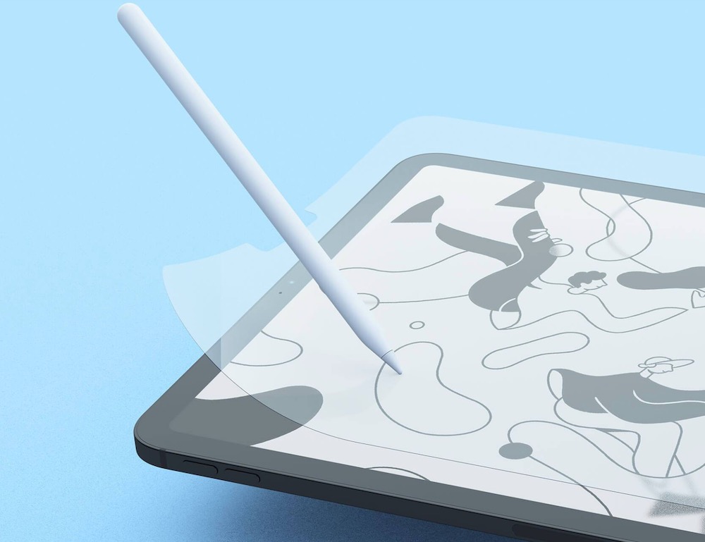 Paperlike screen protector for iPad makes it feel like you're writing