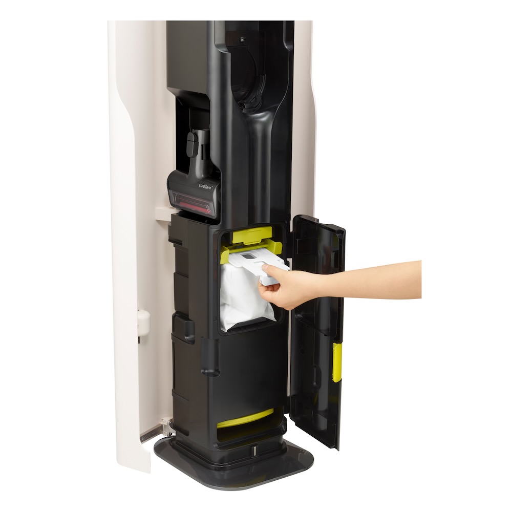 LG's new CordZero allinone tower can clean and then clean itself