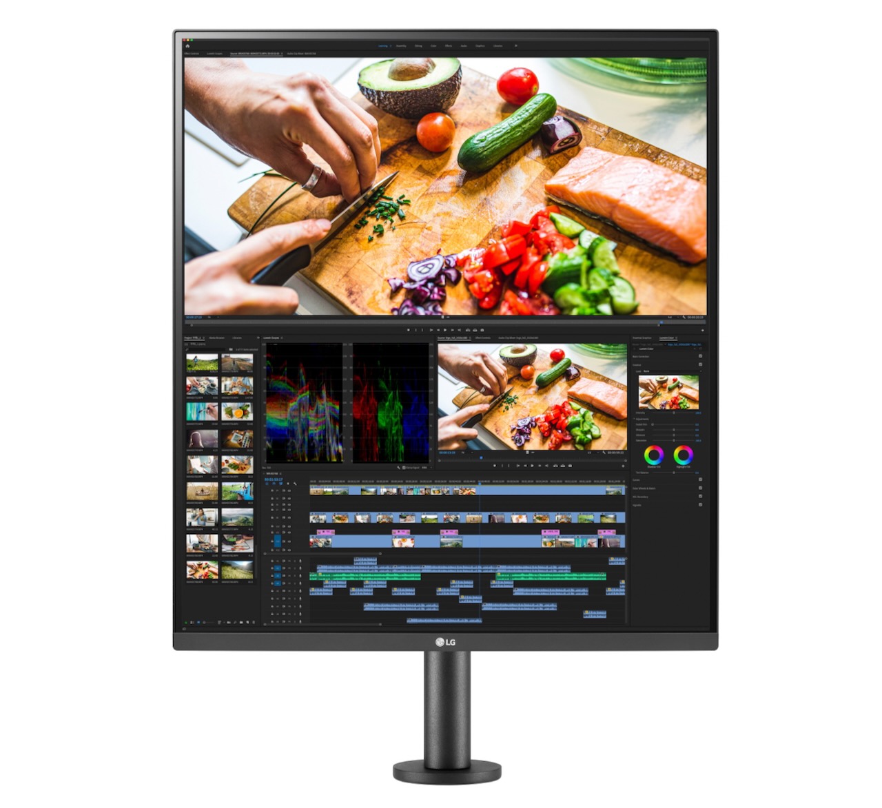 LG's new DualUp Ergo Monitor is like having two screens in one for