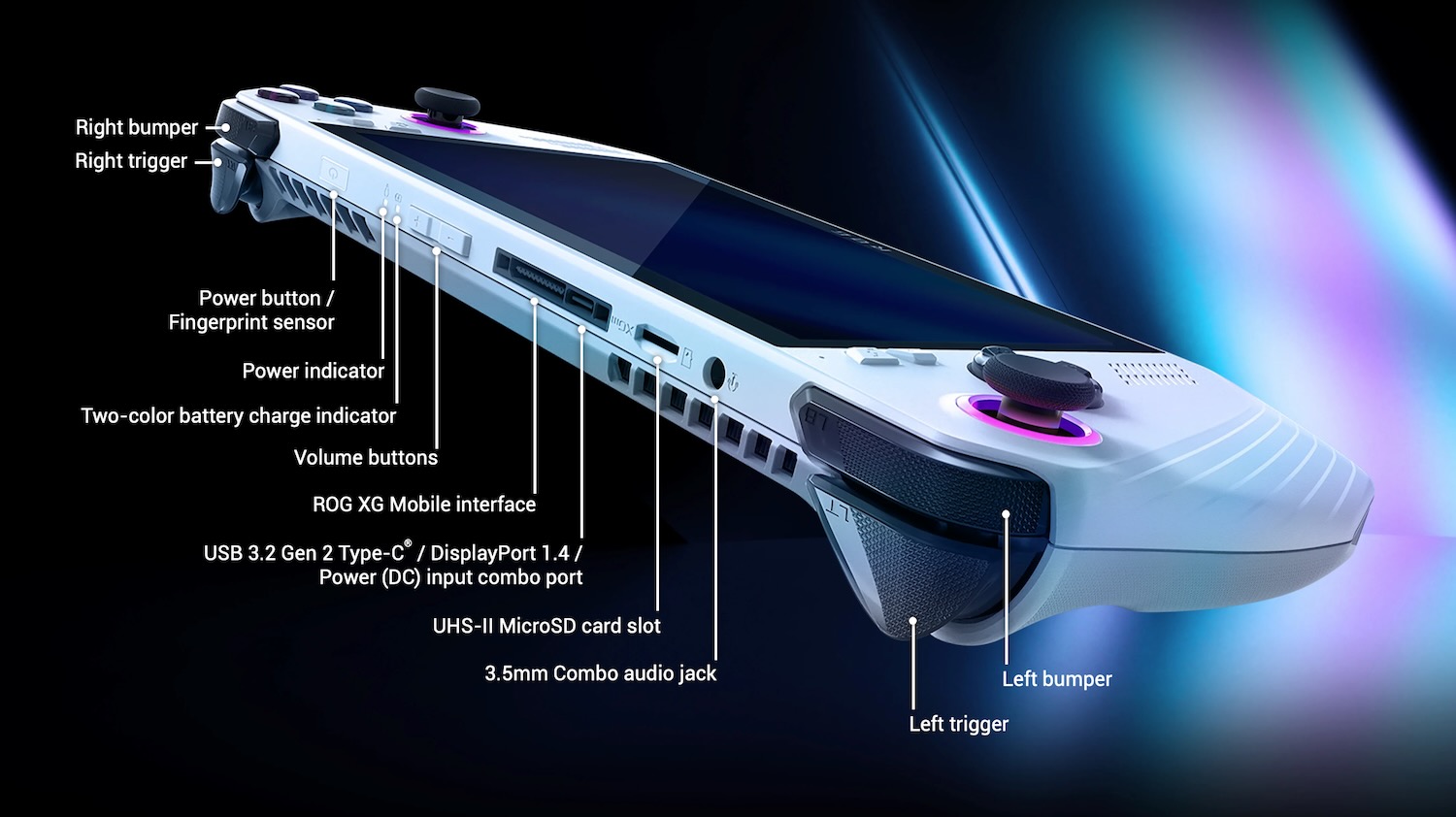Asus ROG Ally (2023) RC71L Ryzen Z1 Extreme Handheld Game, 11/14/2022