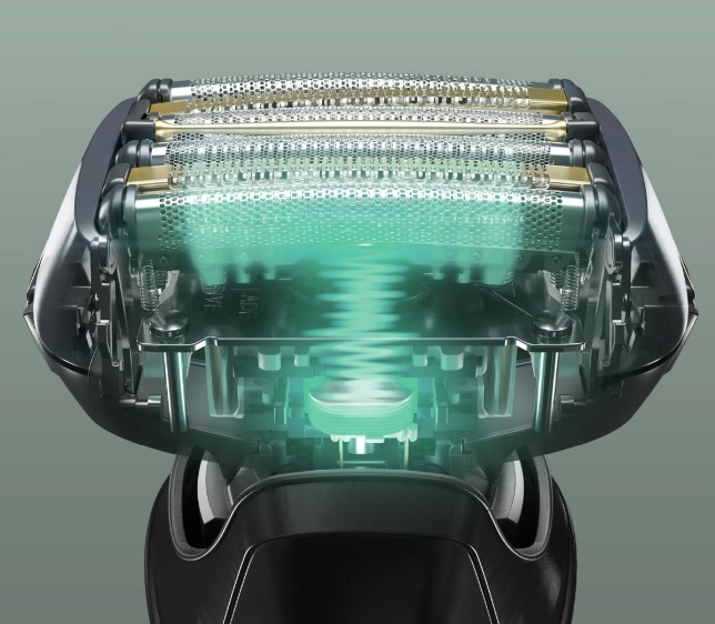 Panasonic's sixblade electric shaver uses the same Japanese blades as